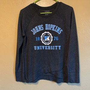 Johns Hopkins University crewneck, size small, EUC